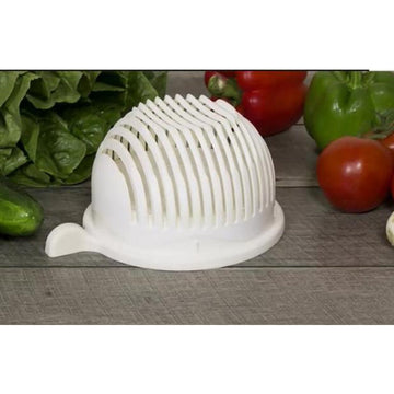 Quick-Chop Easy Salad Fruits Cutter Slicer  Bowl